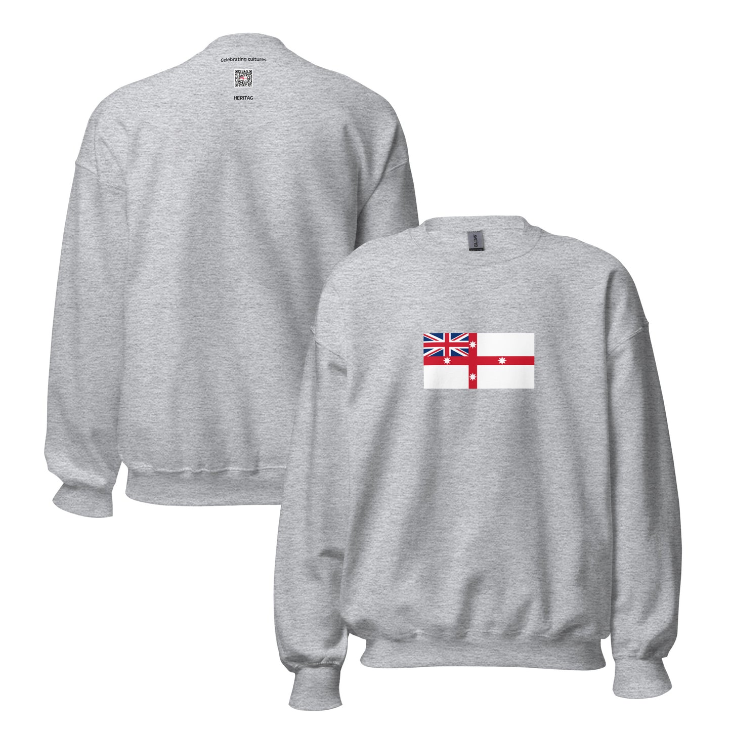 Australia - Australian Colonial Period (1824-1901) | Historical Australian Flag Interactive Sweatshirt
