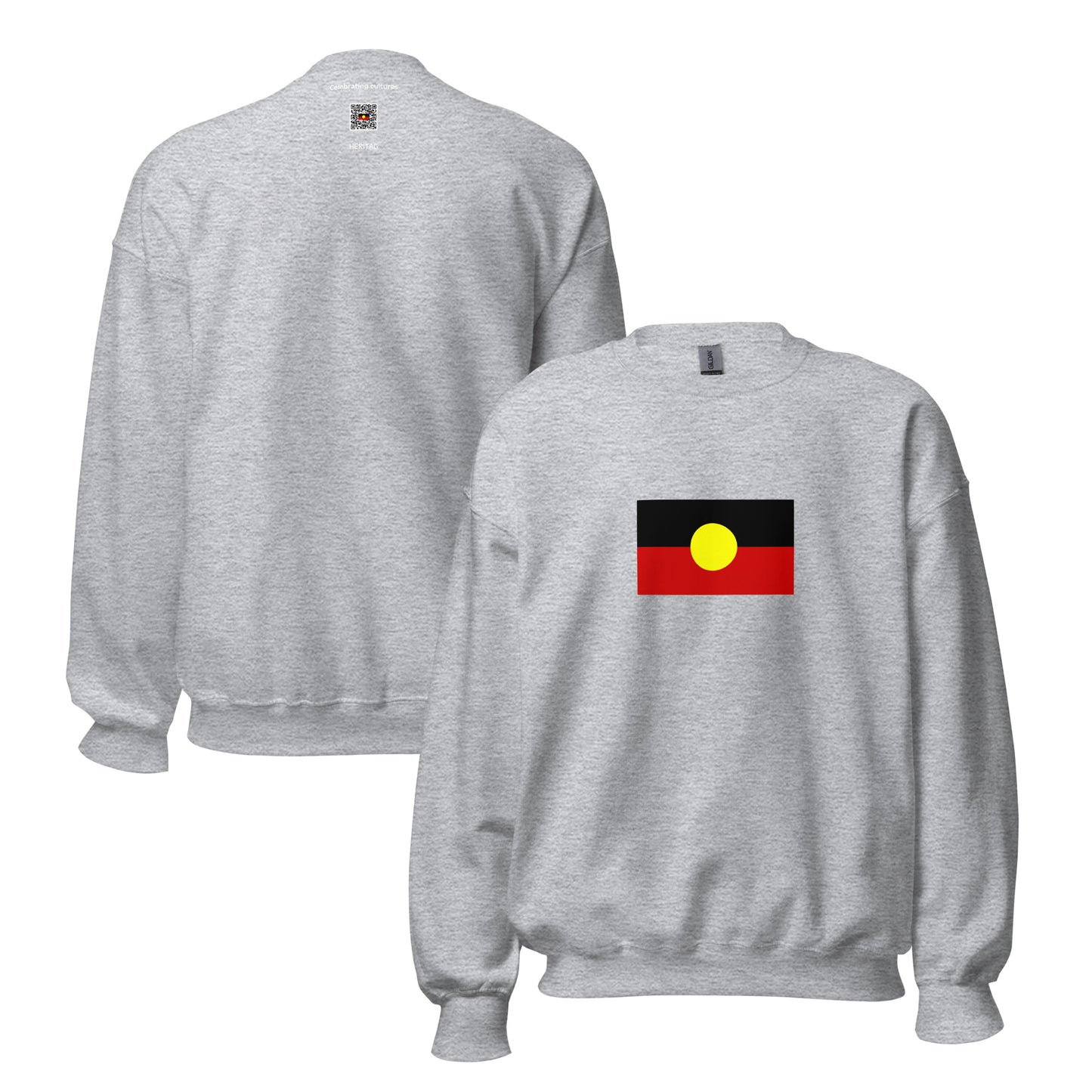 Australia - Aboriginal Australians | Aboriginal Australian Flag Interactive Sweatshirt
