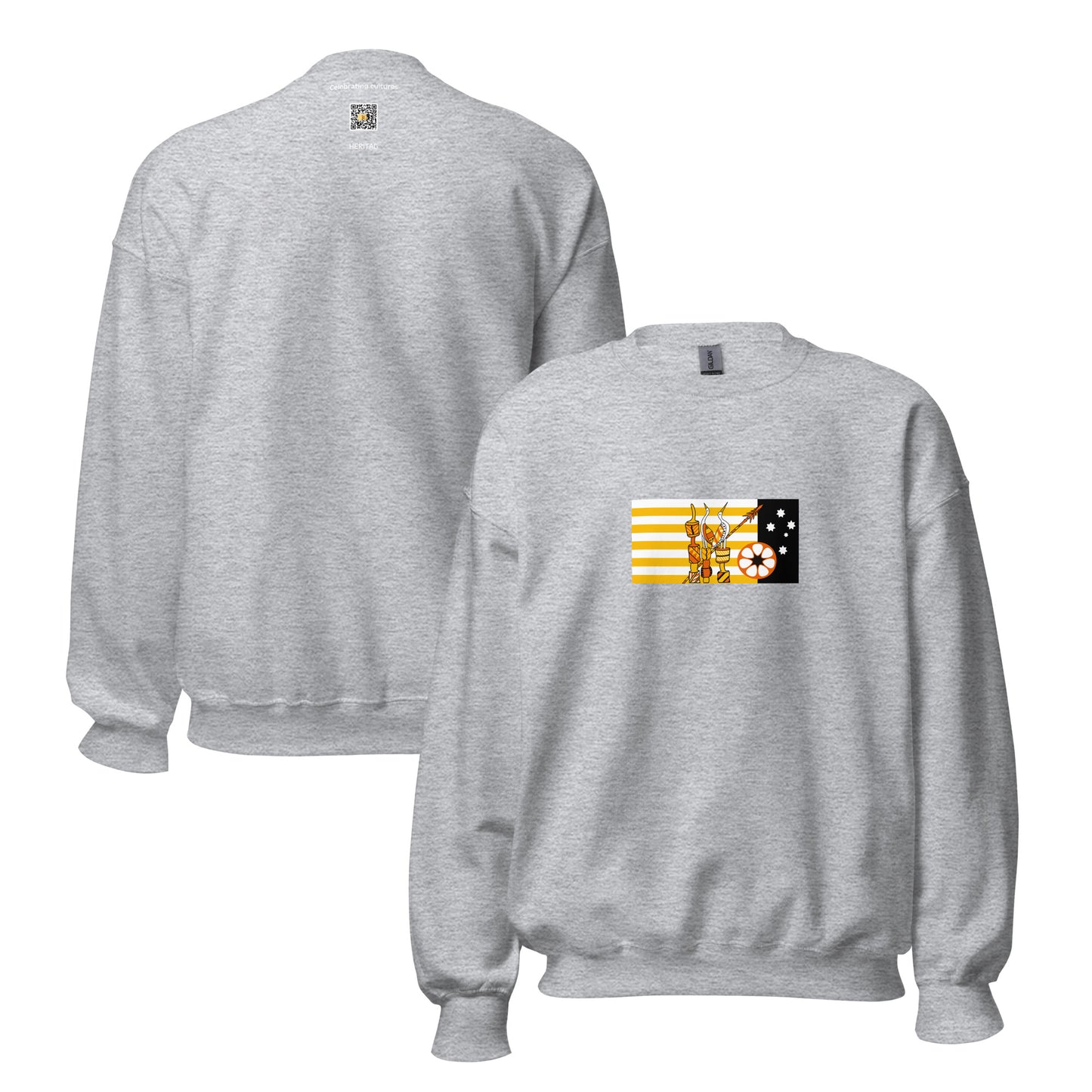 Australia - Tiwi People | Aboriginal Australian Flag Interactive Sweatshirt