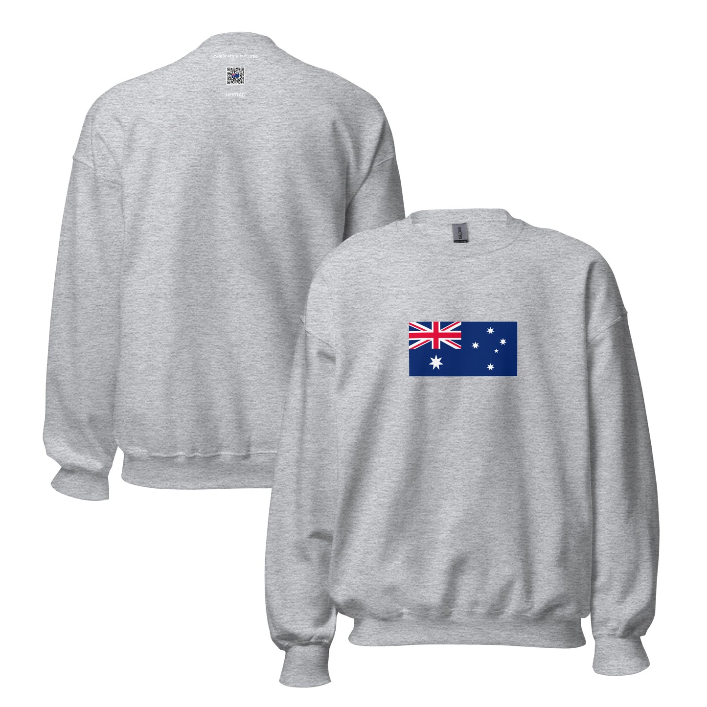 Australia - Australians | Ethnic Australian Flag Interactive Sweatshirt