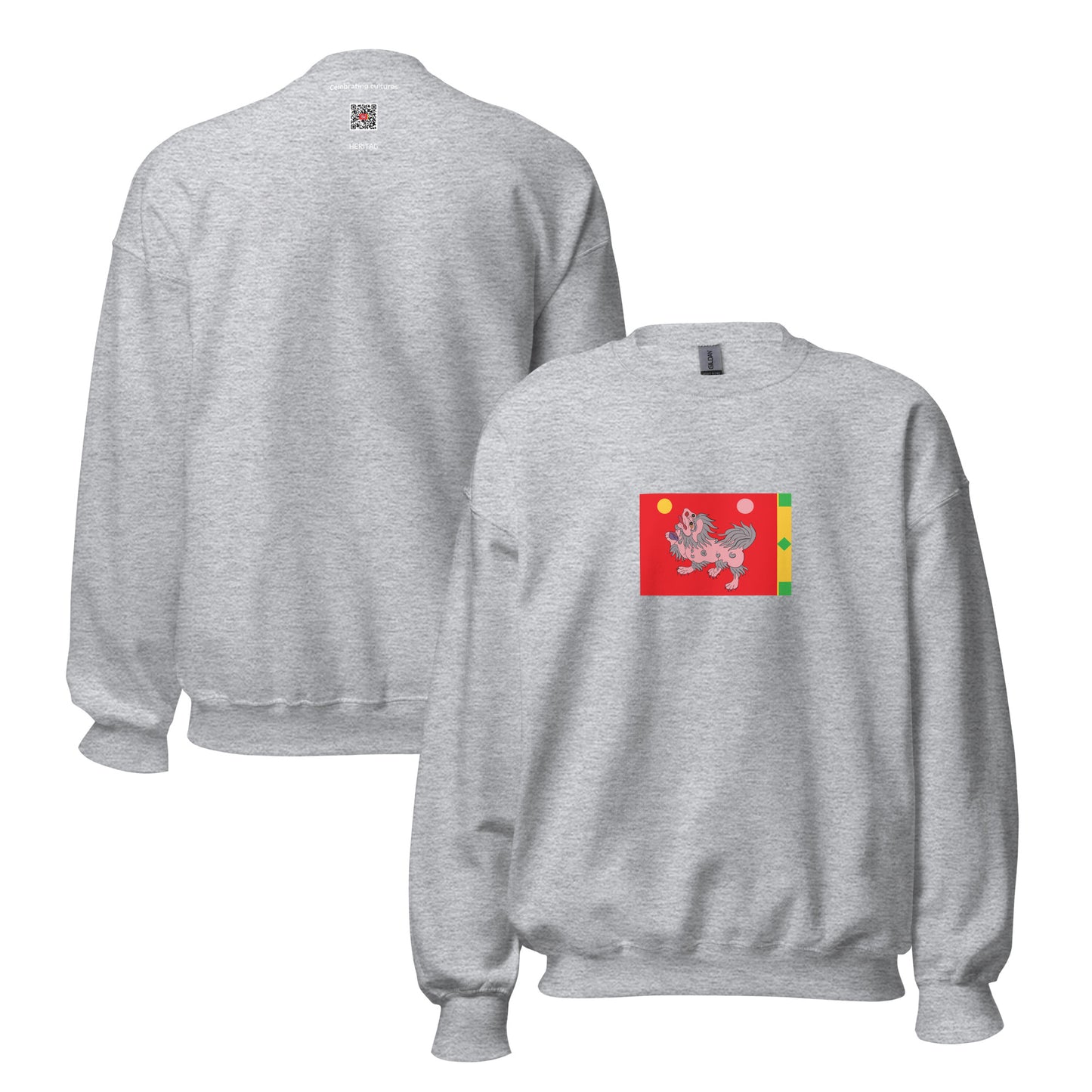 Bangladesh - Tibetan Empire (751-842) | Historical Bangladeshi Flag Interactive Sweatshirt