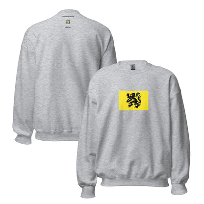 Belgium - Flemish Flanders | Ethnic Belgian Flag Interactive Sweatshirt