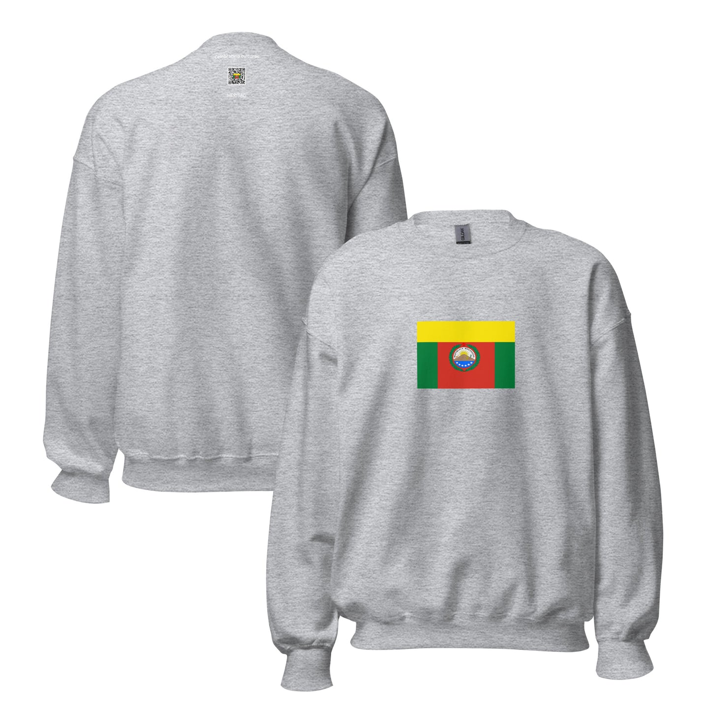 Bolivia - State of Bolivia (1826-1831) | Historical Bolivian Flag Interactive Sweatshirt