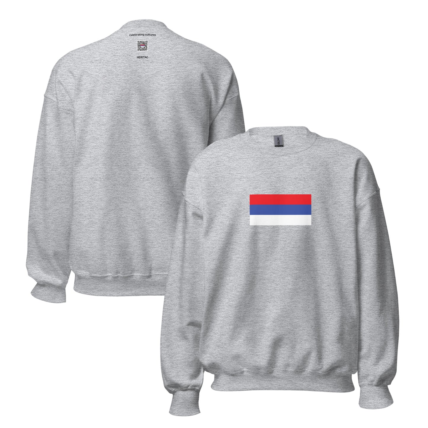 Bosnia Herzegovina - Bosnian Serbs | Ethnic Bosnian Flag Interactive Sweatshirt