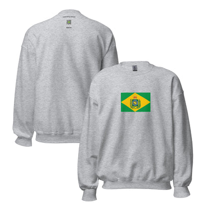 Brazil - Empire of Brazil (1822-1889) | Historical Brazilian Flag Interactive Sweatshirt