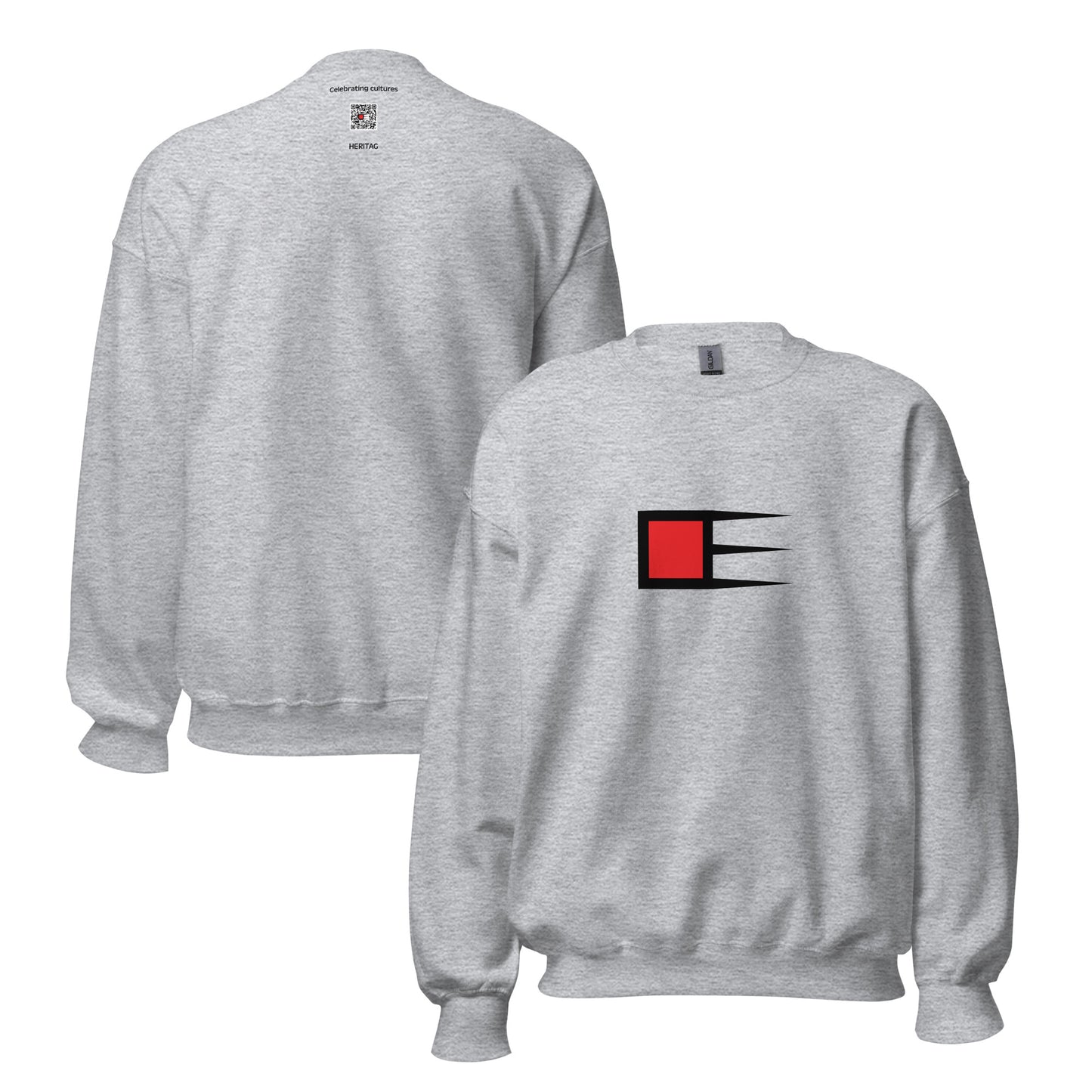 Bulgaria - First Bulgarian Empire (681-1018) | Historical Bulgarian Flag Interactive Sweatshirt
