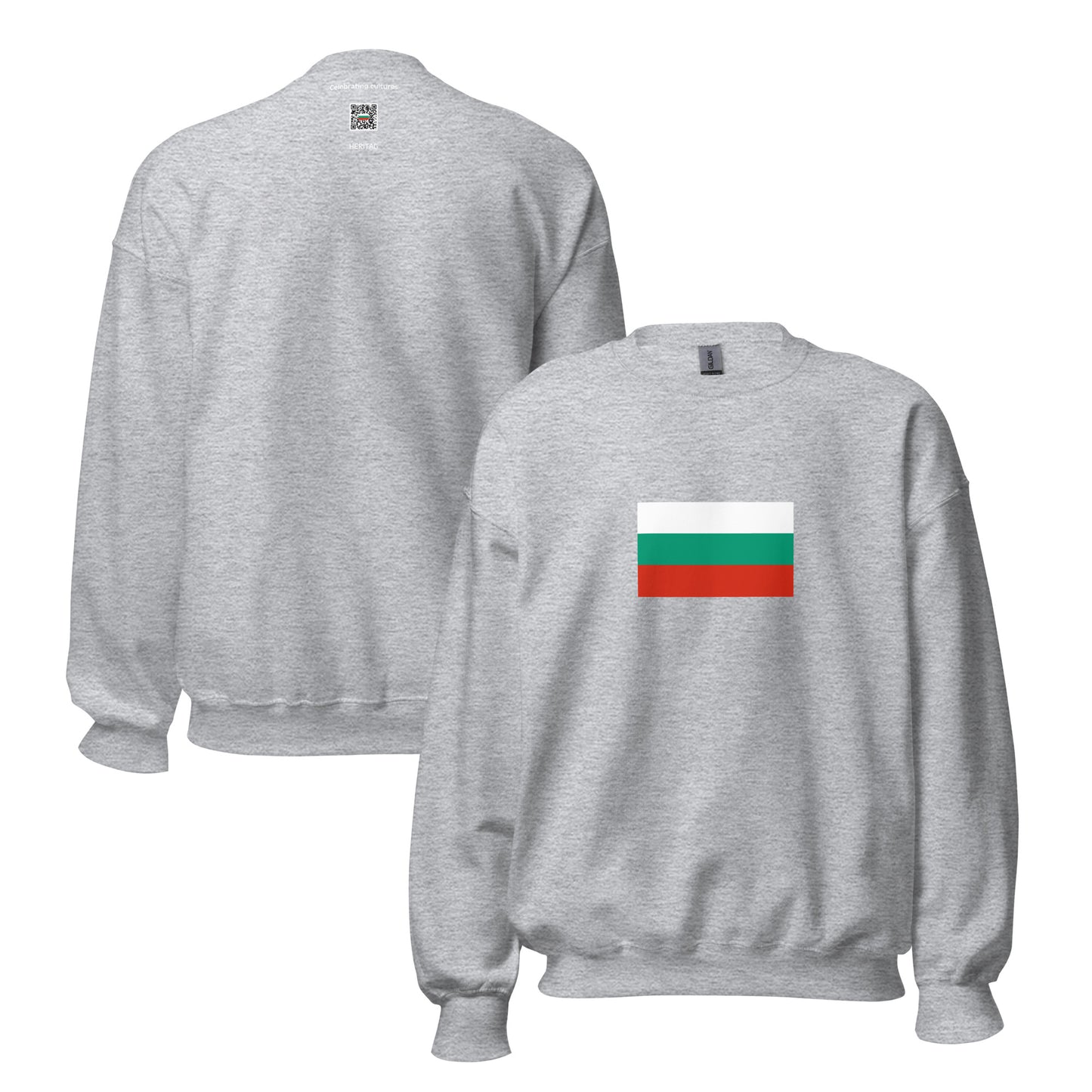 Bulgaria - Native Bulgarians | Ethnic Bulgarian Flag Interactive Sweatshirt