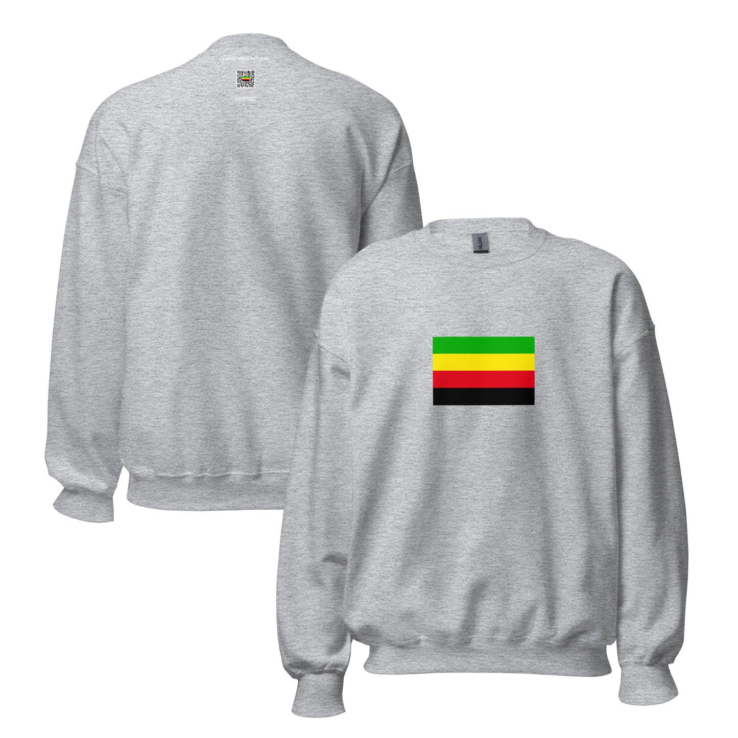 Cameroon - Bamileke People | Ethnic Cameroonian Flag Interactive Sweatshirt
