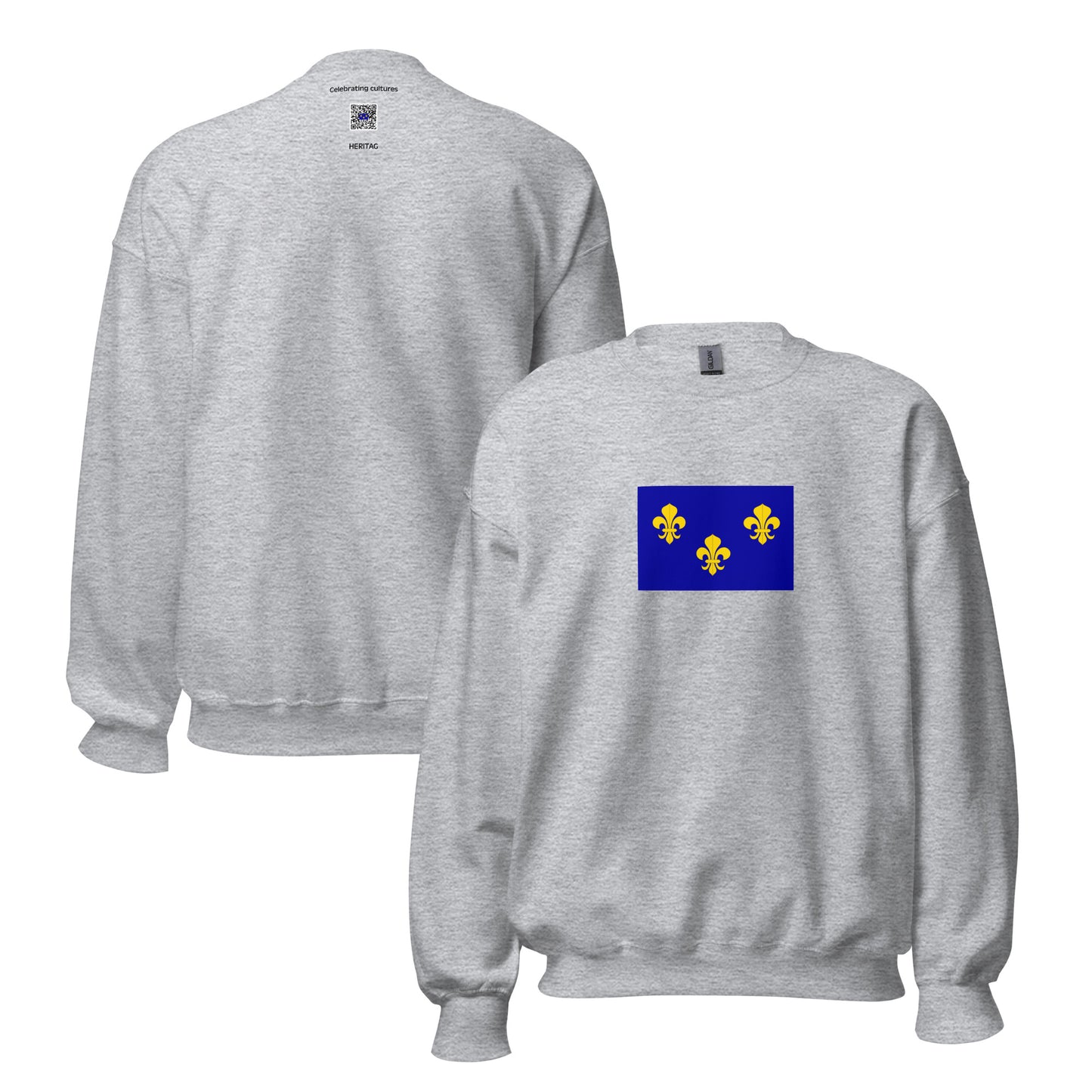 Canada - Quebec (1534-1763) | Historical Canadian Flag Interactive Sweatshirt