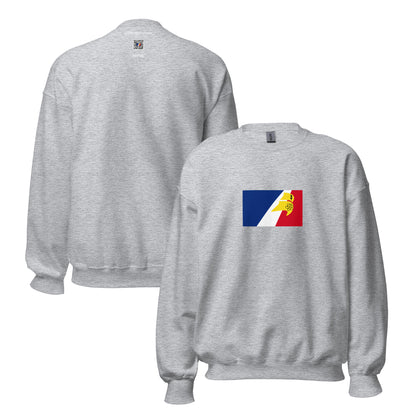 Canada - Terreneuviens (Franco-Newfoundlanders) | Ethnic Canadian Flag Interactive Sweatshirt
