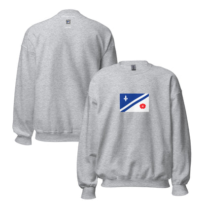 Canada - Franco-Albertans | Ethnic Canadian Flag Interactive Sweatshirt