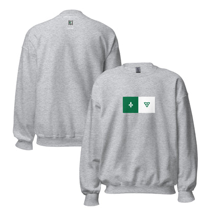 Canada - Franco-Ontarians | Ethnic Canadian Flag Interactive Sweatshirt