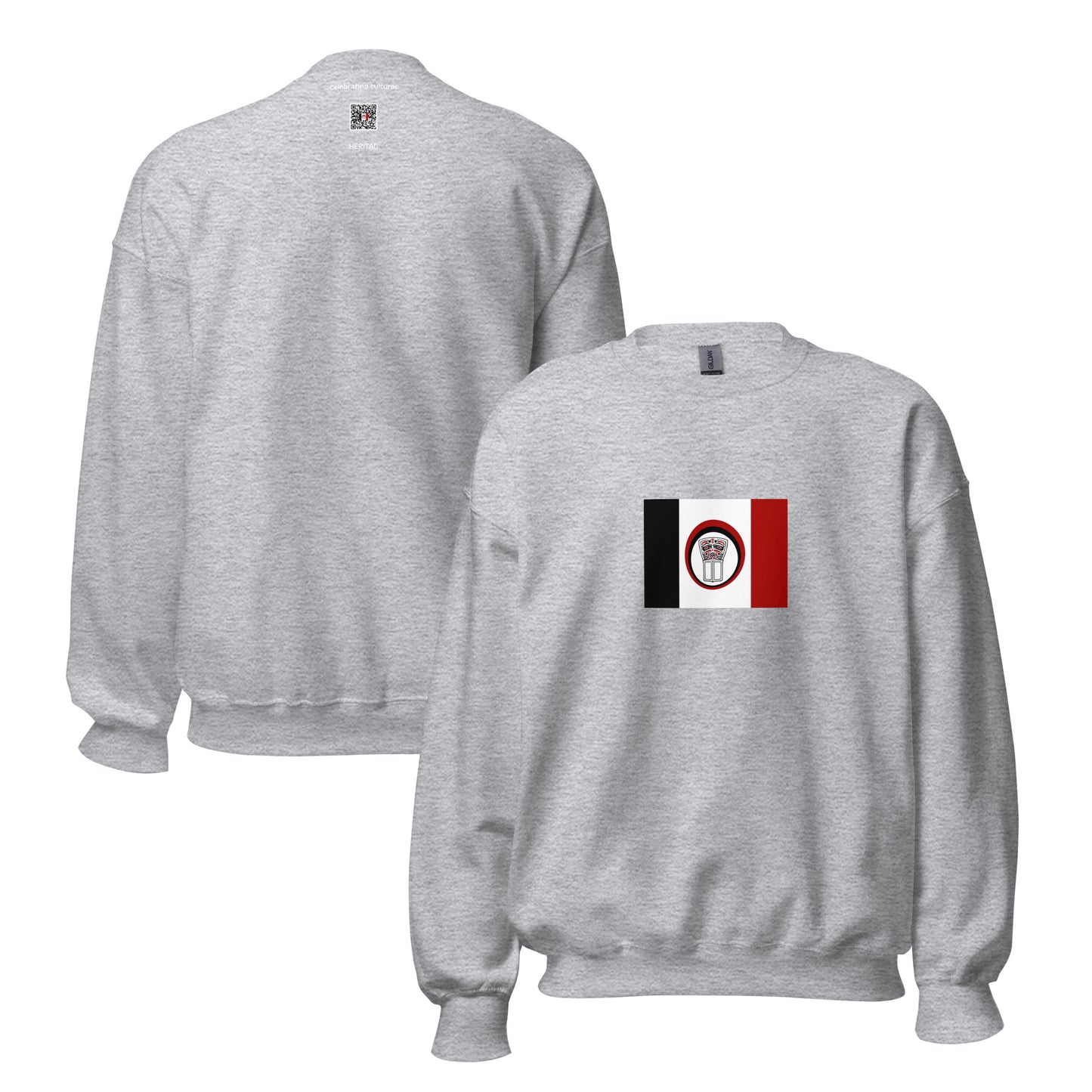 Canada - Nisga'a People | Indigenous Canadian Flag Interactive Sweatshirt