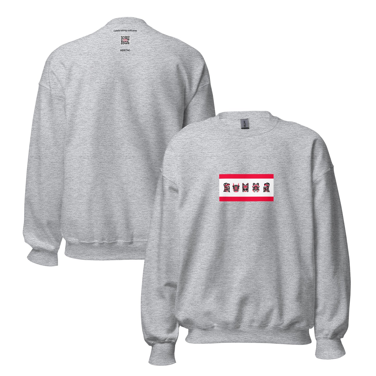 Canada - Tlingit People | Indigenous Canadian Flag Interactive Sweatshirt