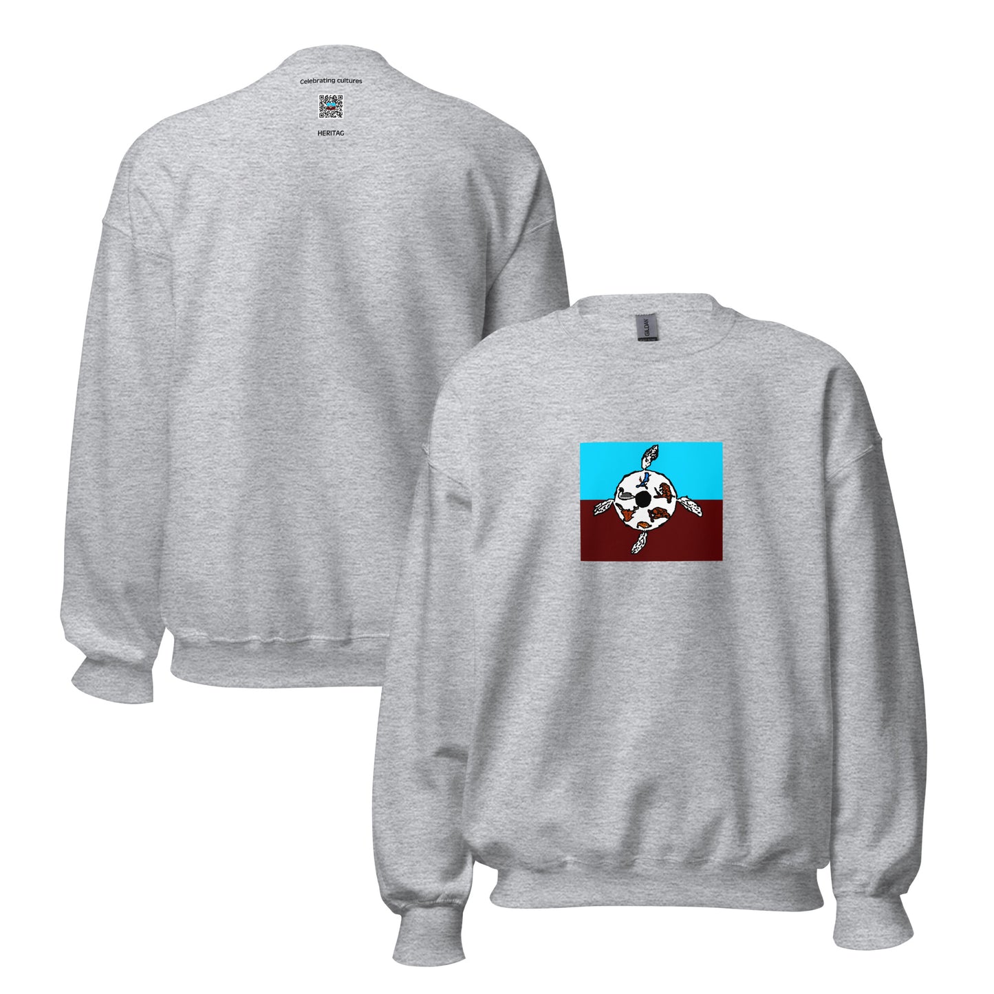 Canada - Ojibwe Indigenous People | Native Canadian Flag Interactive Sweatshirt