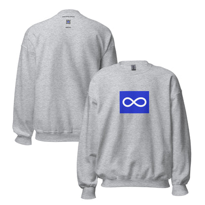 Canada - Métis People | Indigenous Canadian Flag Interactive Sweatshirt
