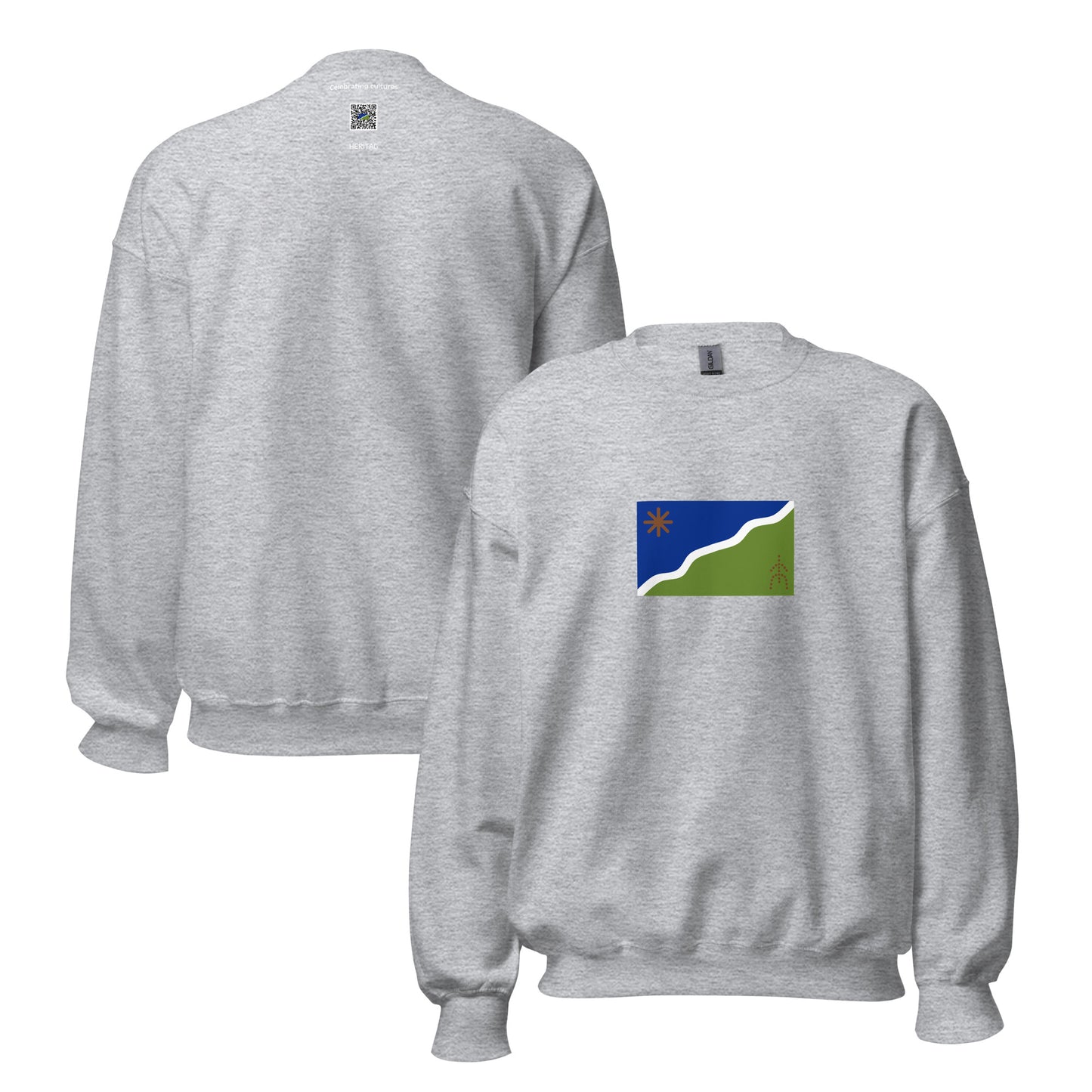 Chile - Kawesqar People | Indigenous Chilean Flag Interactive Sweatshirt