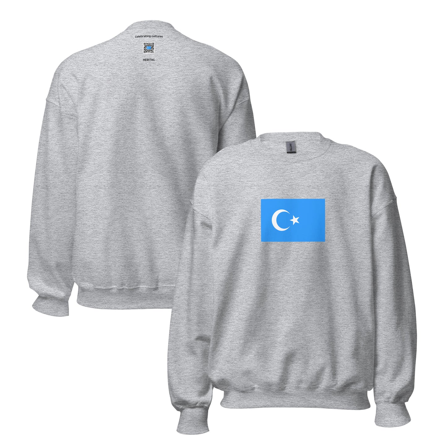China - Uyghurs | Ethnic Chinese Flag Interactive Sweatshirt