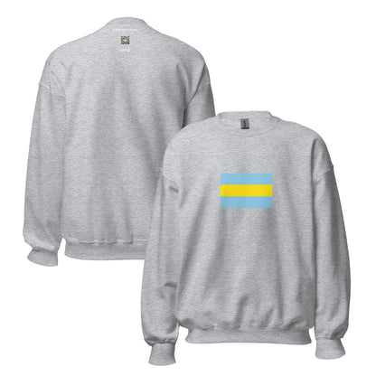 Costa Rica - First Costa Rica National Flag (1821-1823) | Historical Costa Rican Flag Interactive Sweatshirt