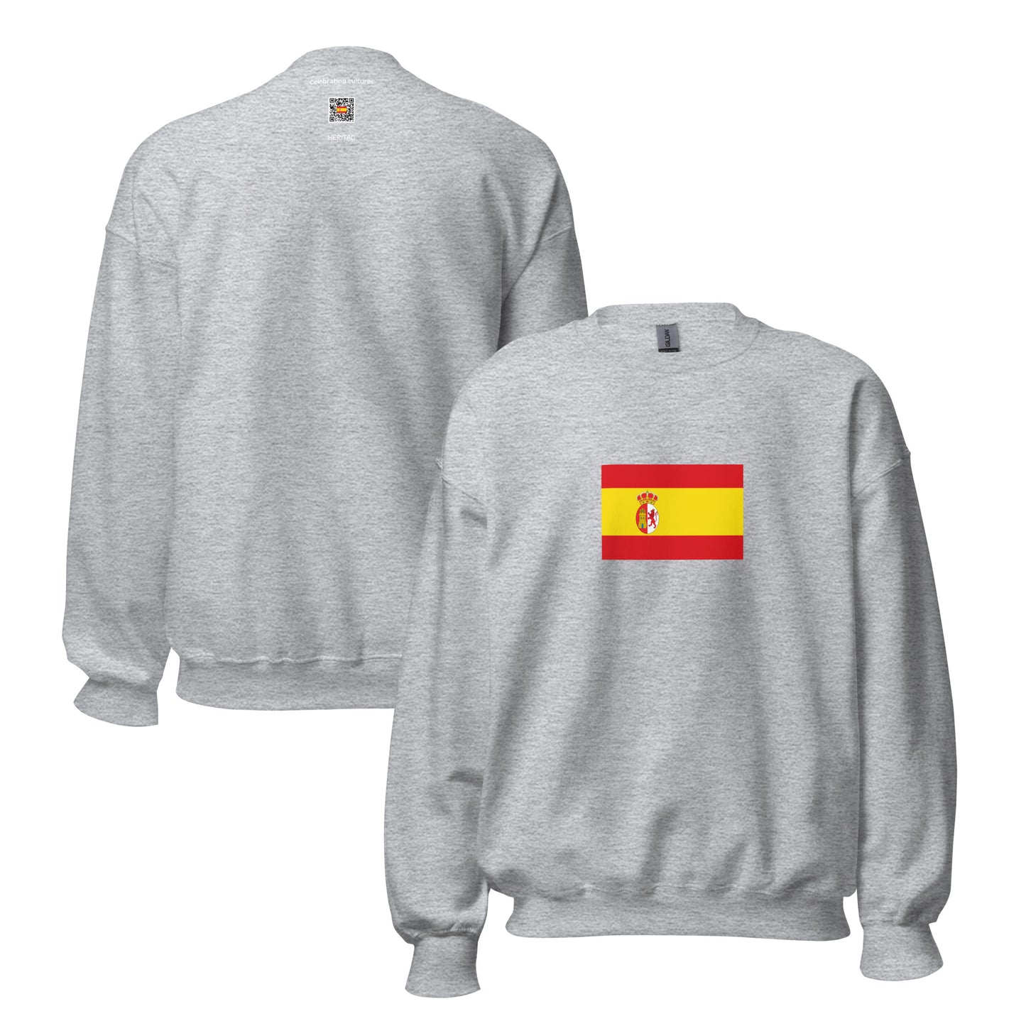 Dominican Republic - Spanish Empire (1785-1865) | Historical Dominican Flag Interactive Sweatshirt