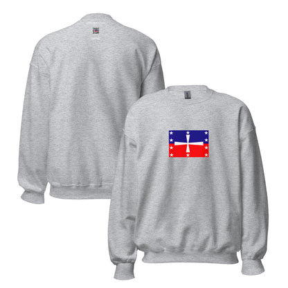 Dominican Republic - La Trinitaria (1838-1844) | Historical Dominican Flag Interactive Sweatshirt