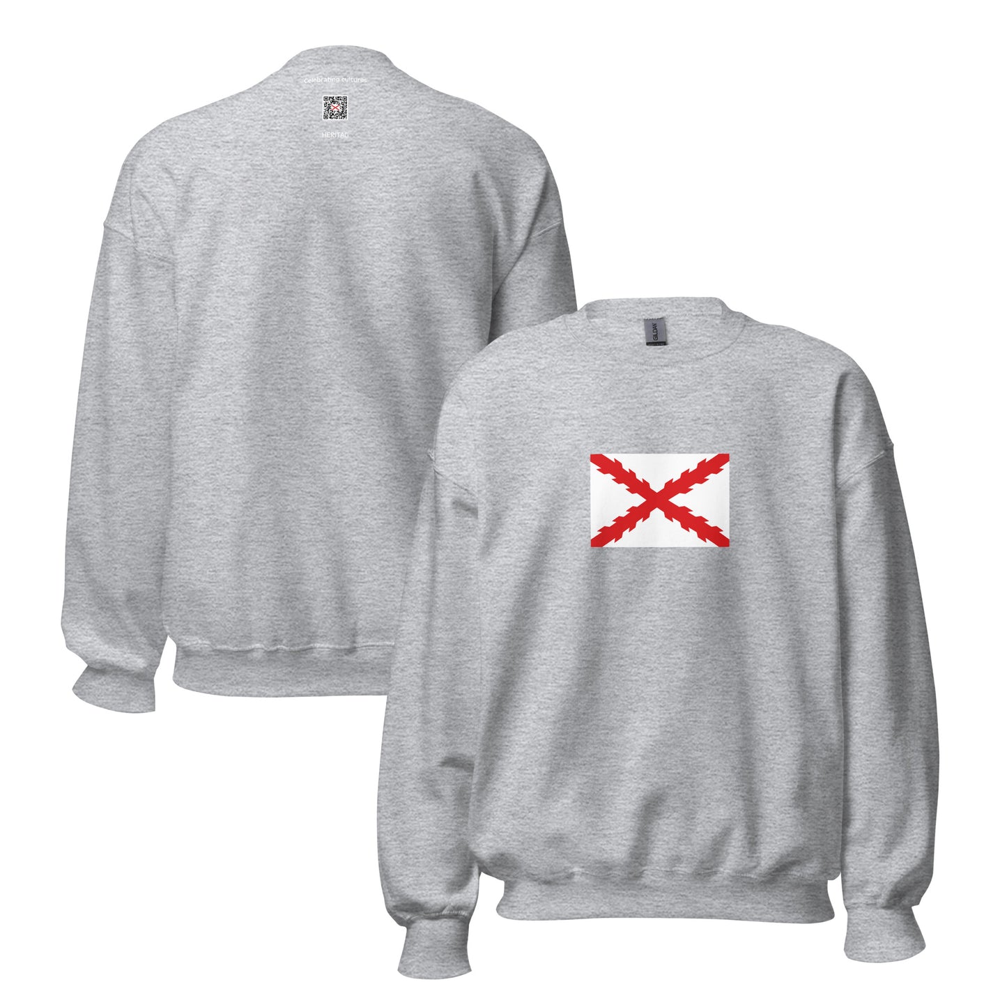 El Salvador - Spanish Colonial Period (1525-1701) | Historical El Salvador Flag Interactive Sweatshirt
