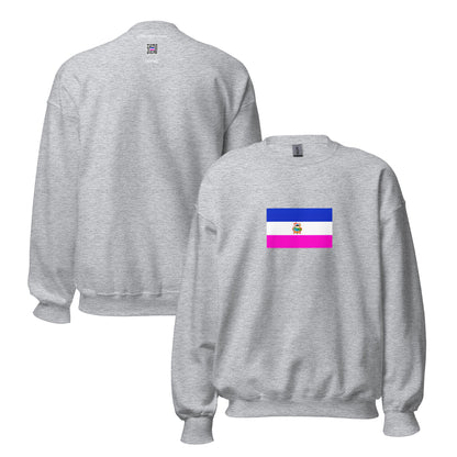 El Salvador - Kingdom of Cuzcatlan (1200-1528) | Historical El Salvador Flag Interactive Sweatshirt