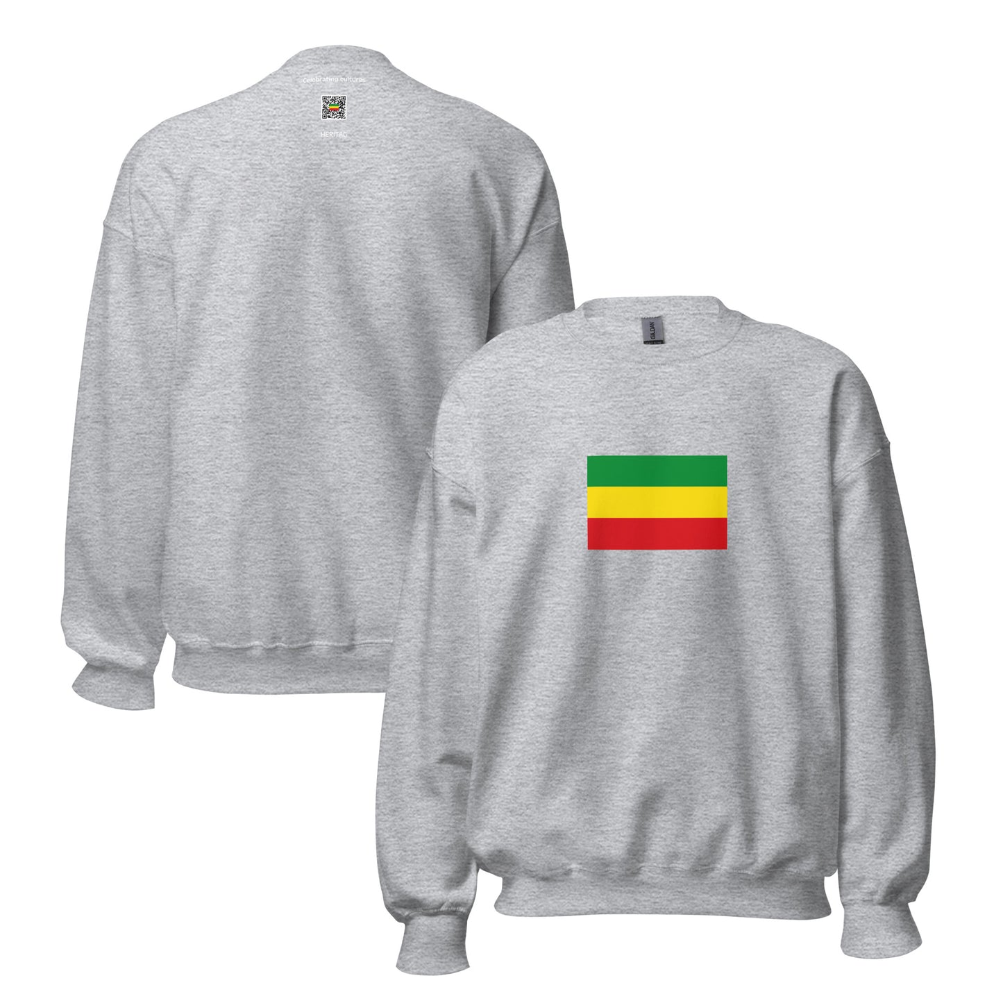 Ethiopia - Amhara People | Ethnic Ethiopian Flag Interactive Sweatshirt