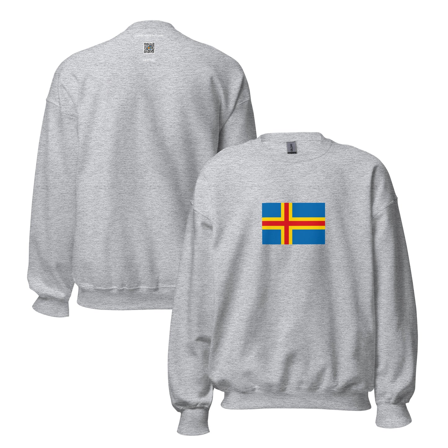 Finland - Aland People | Ethnic Finnish Flag Interactive Sweatshirt