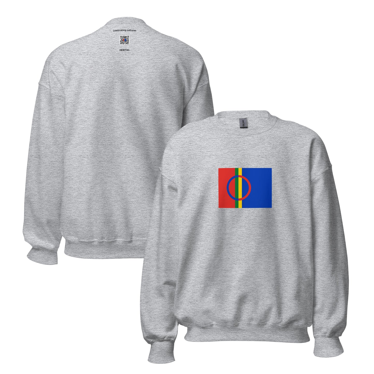 Finland - Sami Peoples | Ethnic Finnish Flag Interactive Sweatshirt