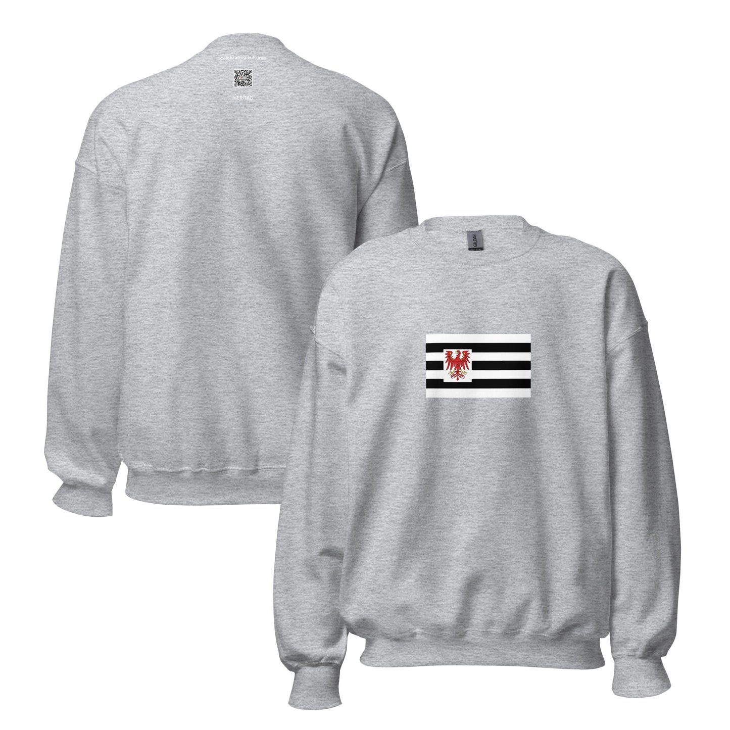 Ghana - Margraviate of Brandenburg (1682-1721) | Historical Ghanaian Flag Interactive Sweatshirt