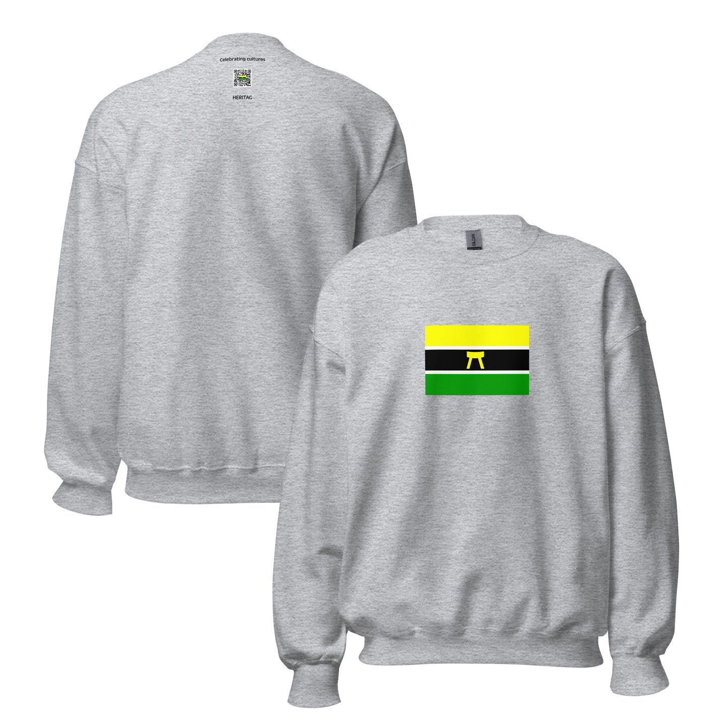 Ghana - Asante (Ashanti) People | Ethnic Ghana Flag Interactive Sweatshirt