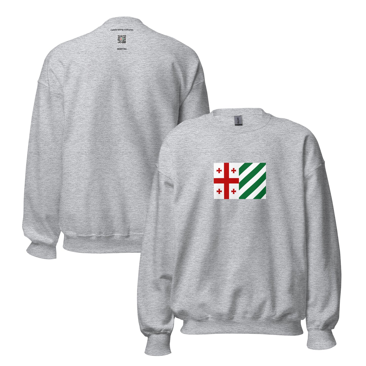 Georgia - Kingdom of Georgia (1214-1490) | Historical Georgian Flag Interactive Sweatshirt