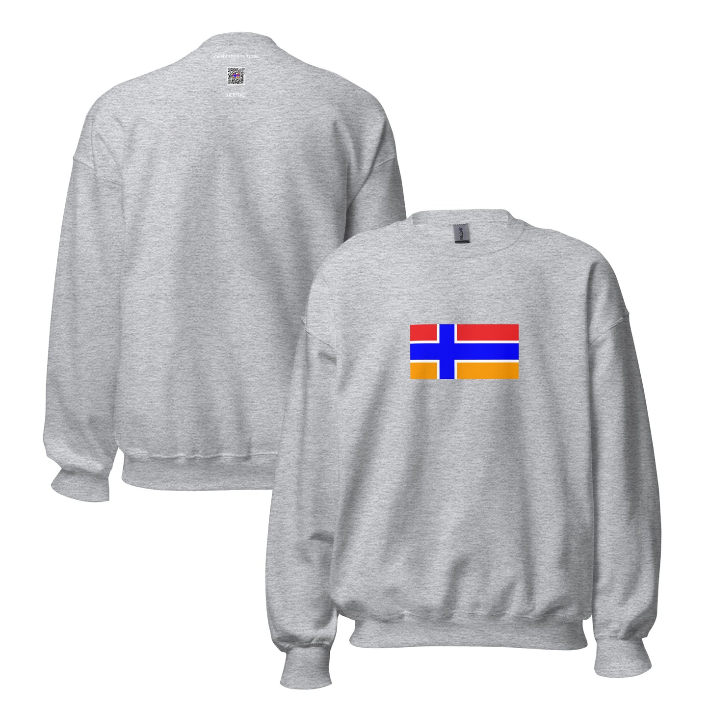 Georgia - Javakheti Armenians | Ethnic Georgian Flag Interactive Sweatshirt