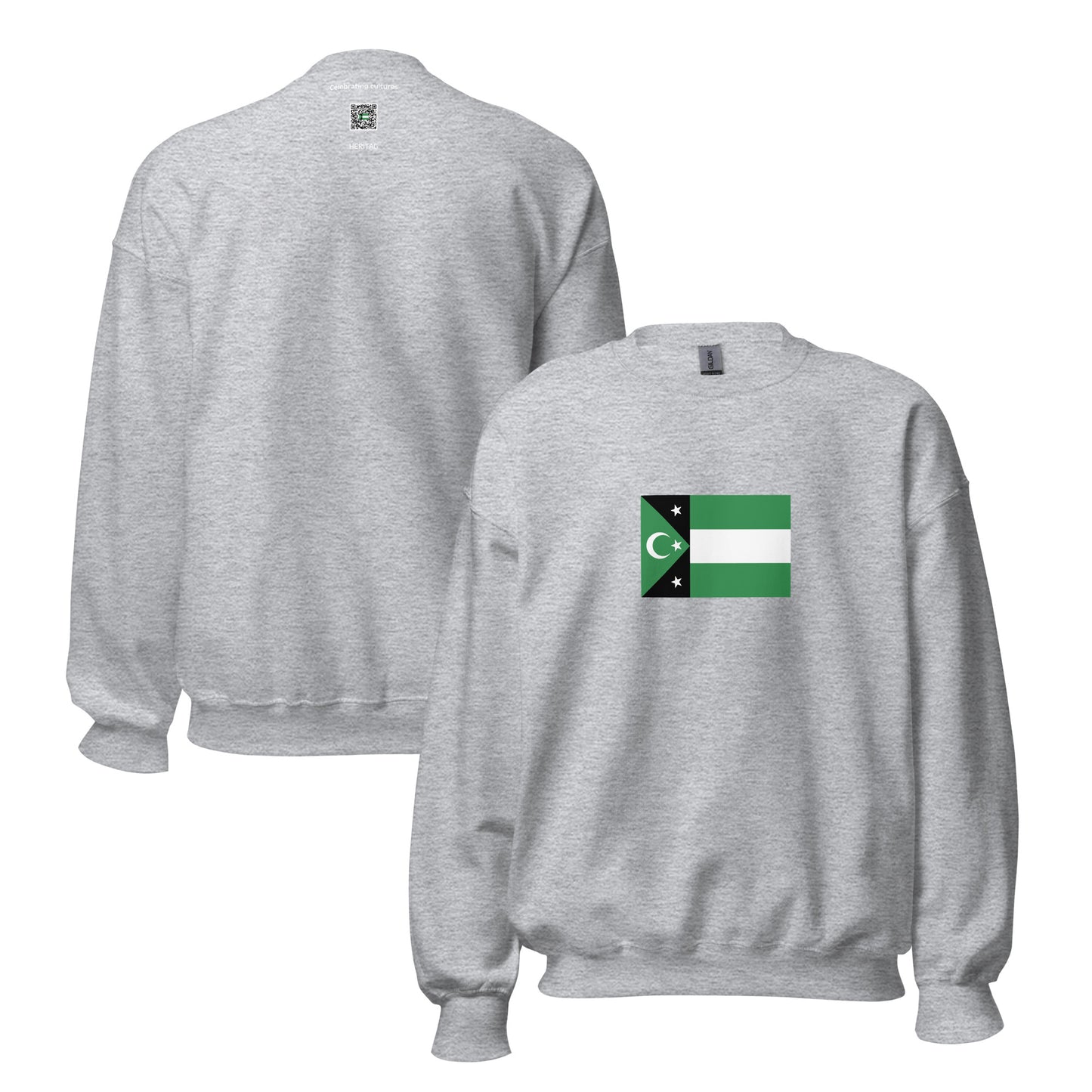 Greece - Turks of Western Thrace | Ethnic Greek Flag Interactive Sweatshirt