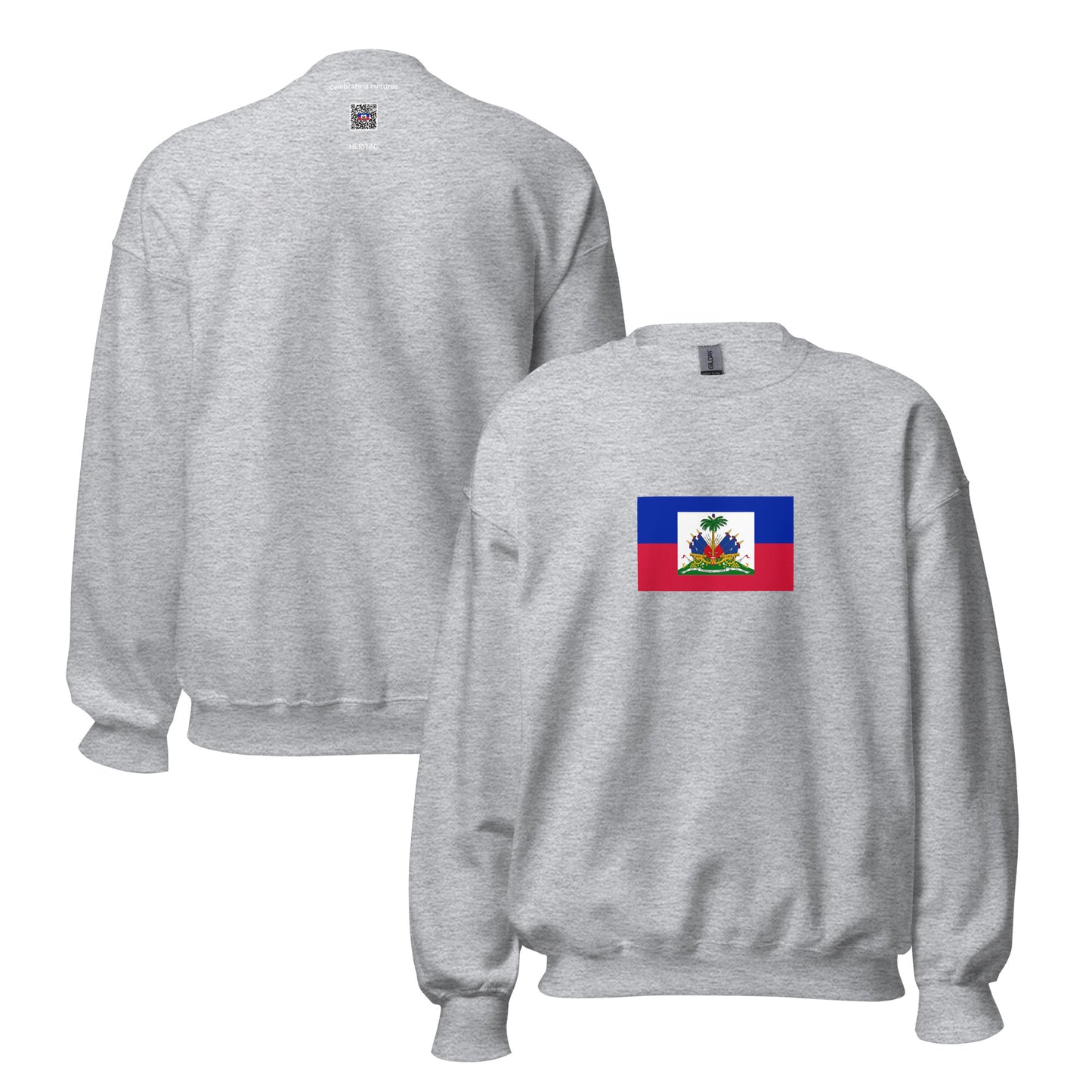 Haiti - First Haitian Republic (1859-1957) | Historical Haitian Flag Interactive Sweatshirt