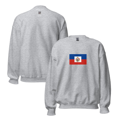 Haiti - Second Empire of Haiti (1849-1859) | Historical Haitian Flag Interactive Sweatshirt