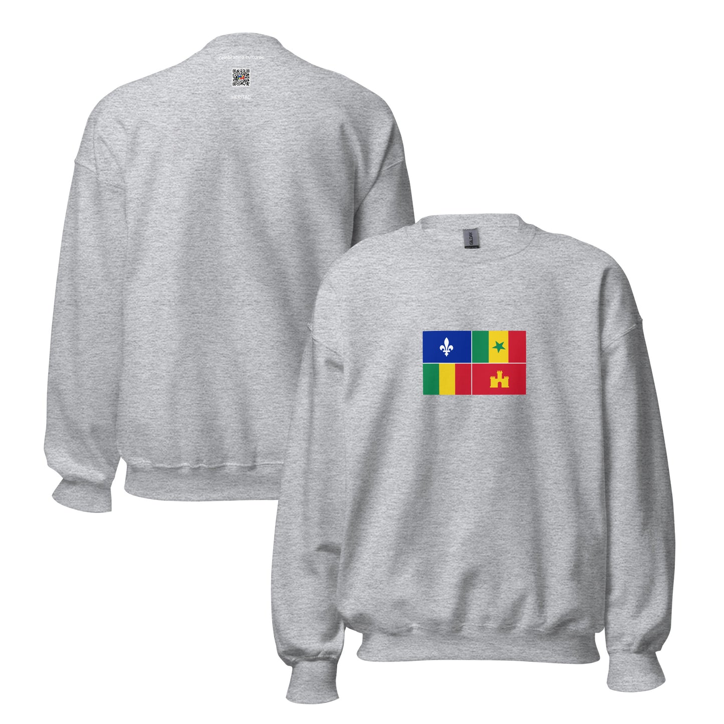 Honduras - Creole People | Indigenous Honduras Flag Interactive Sweatshirt