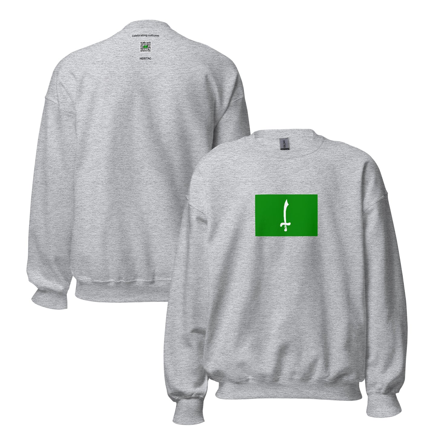 India - Vakataka Empire (250-500) | Historical Indian Flag Interactive Sweatshirt