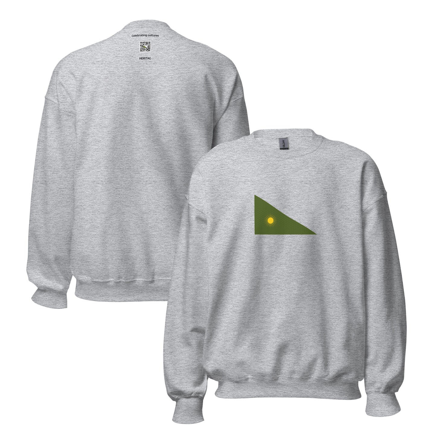 India - Mughal Empire (1526-1857) | Historical Indian Flag Interactive Sweatshirt