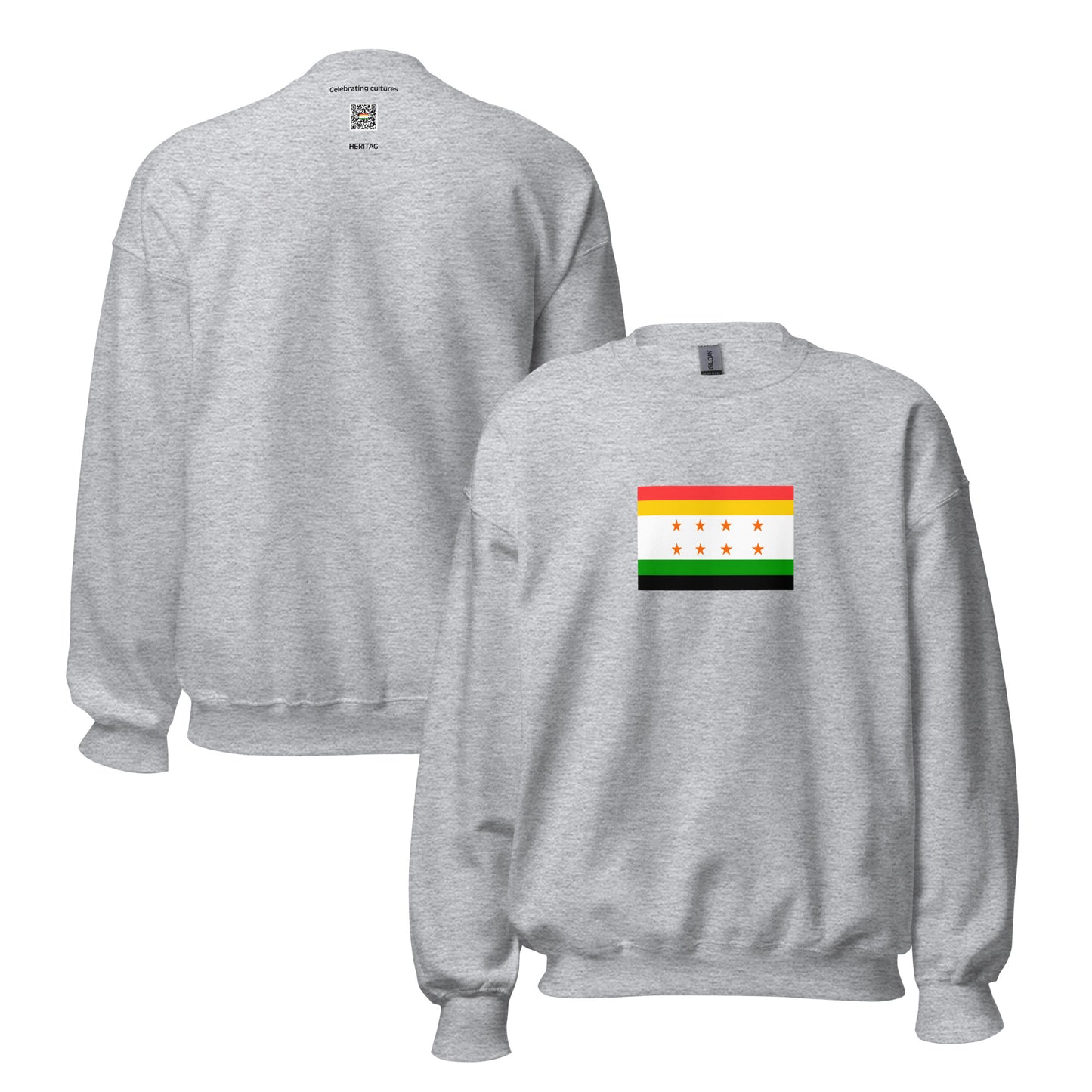 India - Maurya Empire (322BC-180BC) | Historical Indian Flag Interactive Sweatshirt