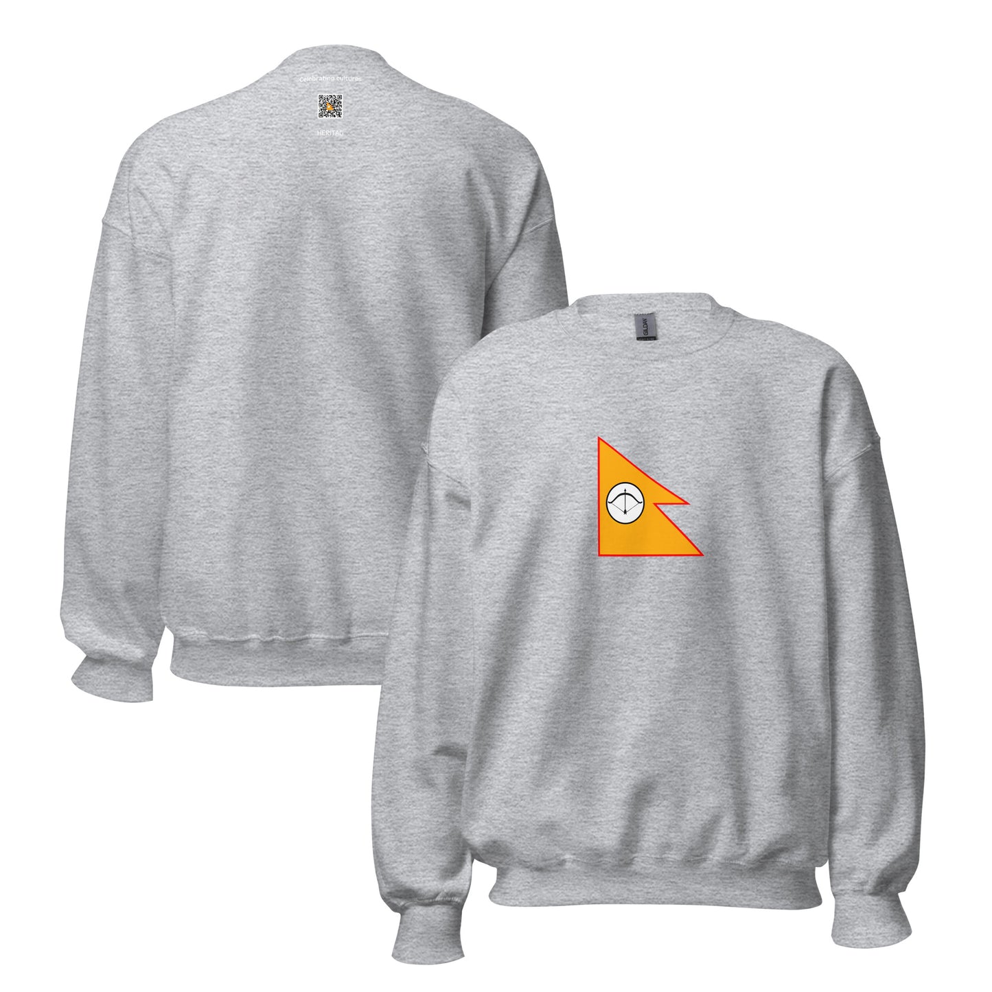 India - Kirati People | Ethnic Indian Flag Interactive Sweatshirt