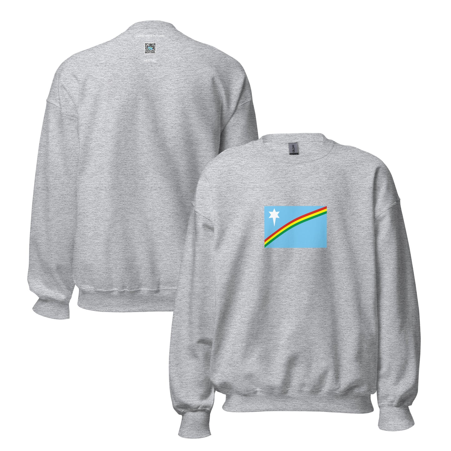 India - Naga People | Ethnic Indian Flag Interactive Sweatshirt