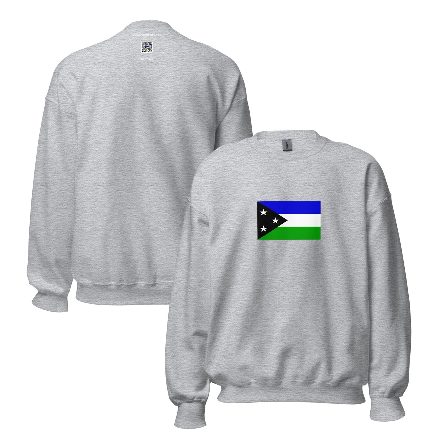 India - Rajbanshi People | Ethnic Indian Flag Interactive Sweatshirt