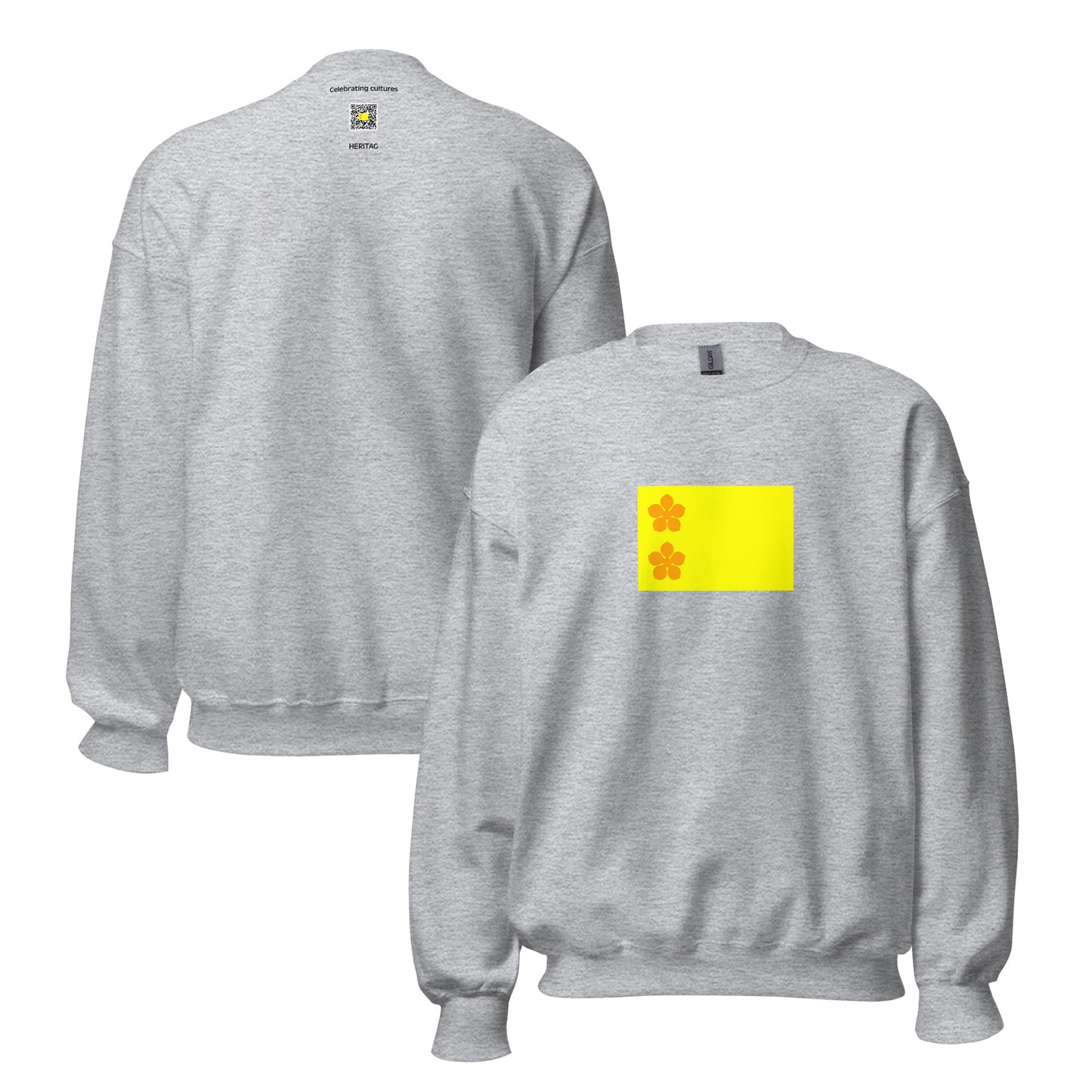 Indonesia - Sultanate of Deli (1632-1946) | Historical Indonesian Flag Interactive Sweatshirt
