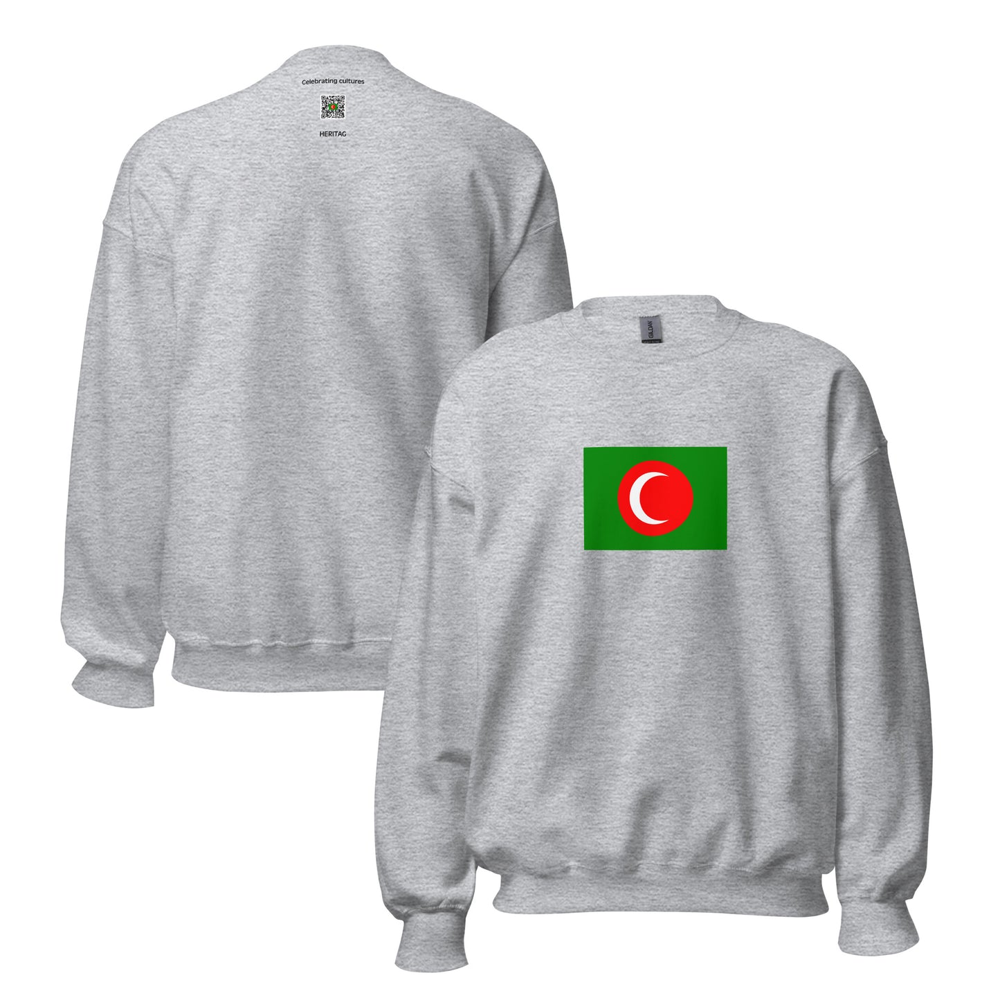 Iraq - Kingdom of Kurdistan (1921-1925) | Historical Iraqi Flag Interactive Sweatshirt