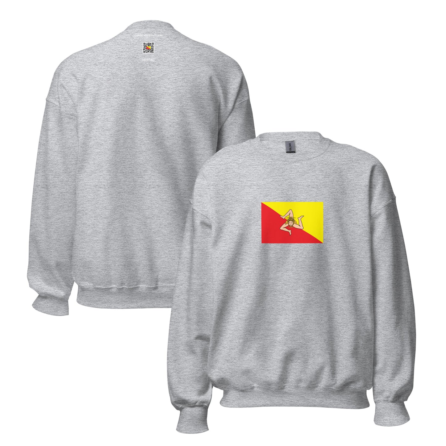 Italy - Sicilians | Ethnic Italian Flag Interactive Sweatshirt