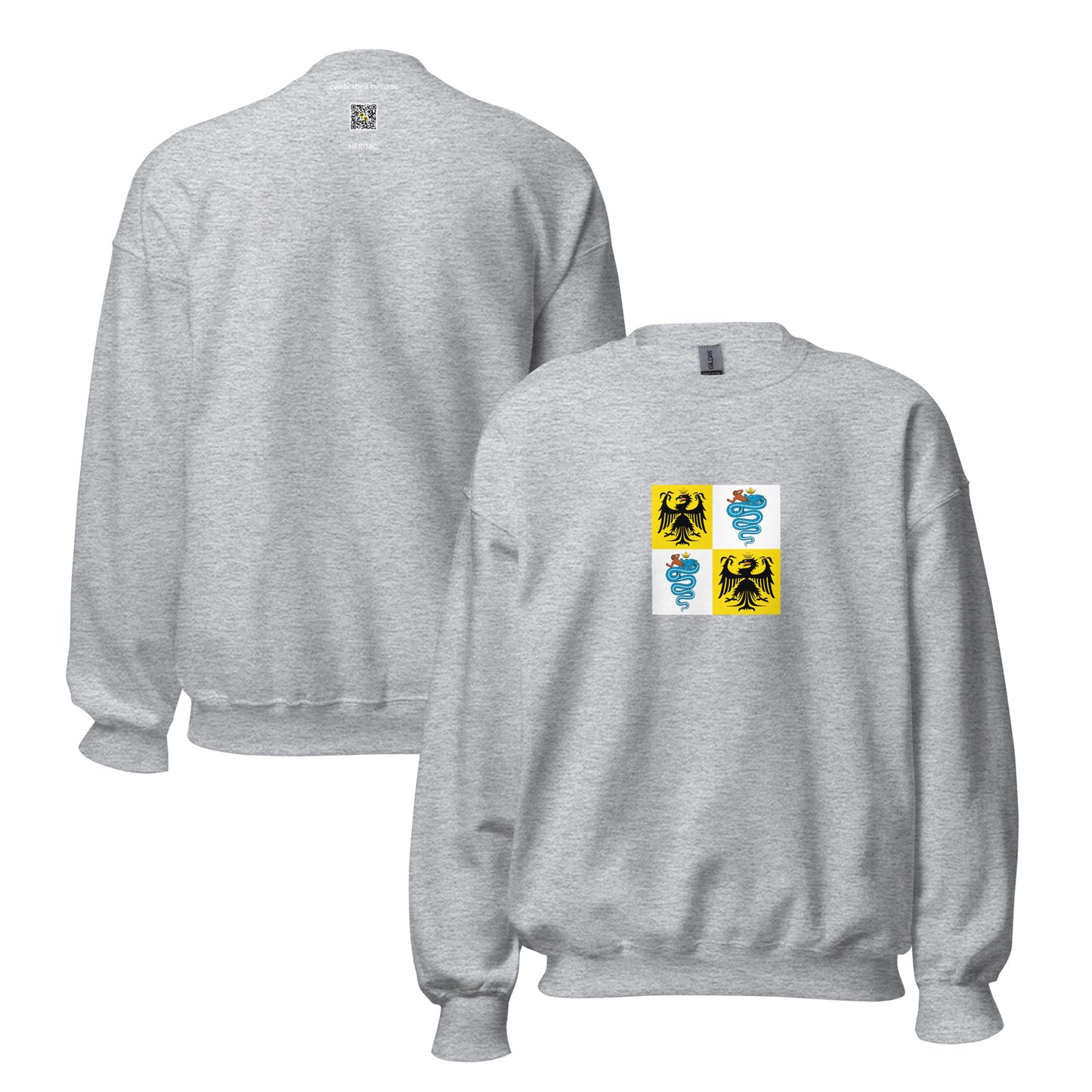 Italy - Insubres | Ethnic Italian Flag Interactive Sweatshirt
