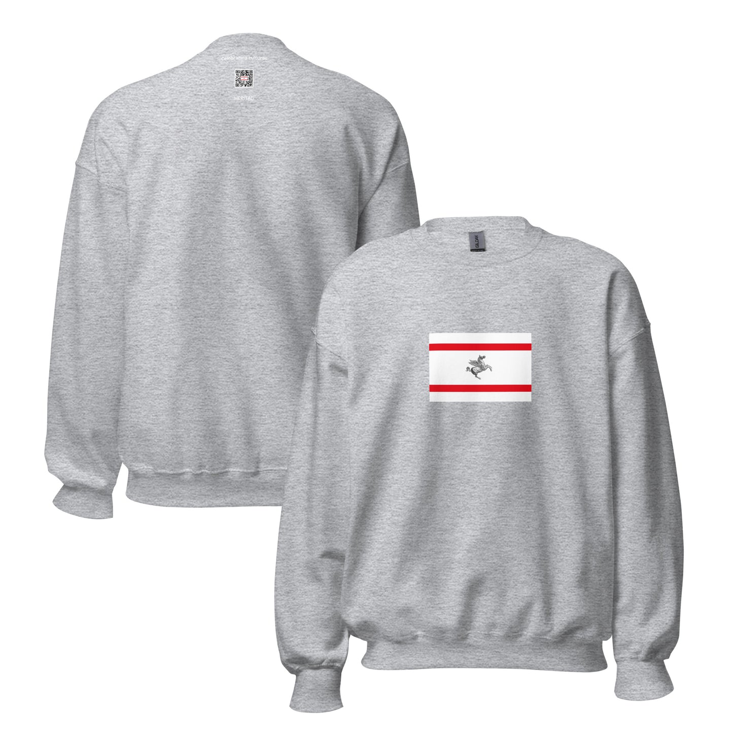 Italy - Tuscan People | Ethnic Italian Flag Interactive Sweatshirt