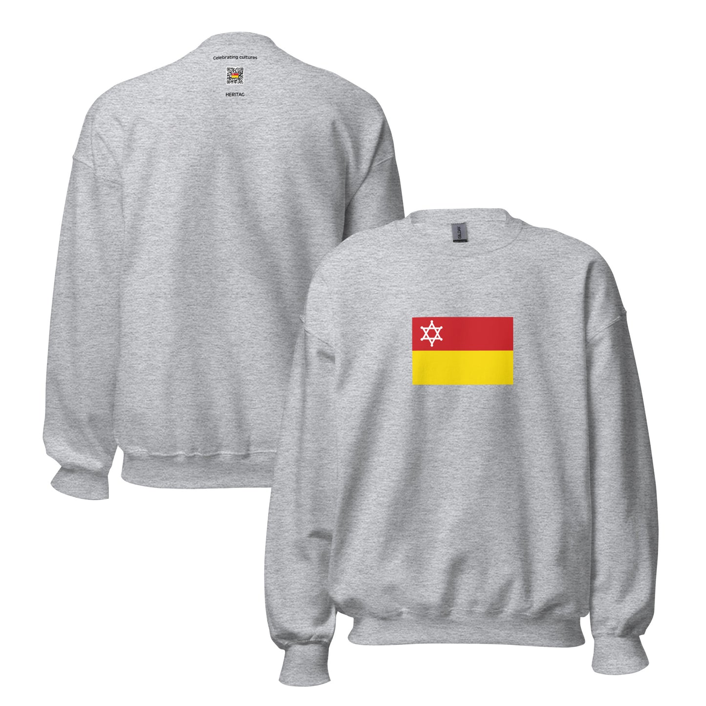 Italy - Sephardic Jews | Ethnic Italian Flag Interactive Sweatshirt